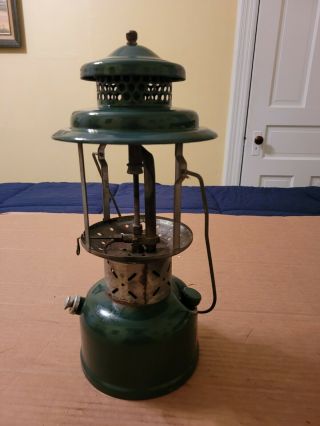 Vintage Coleman Double Mantle Lantern Model 220E 10/58 NO GLOBE 3