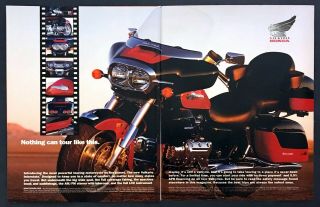 1999 Honda Valkyrie Interstate Touring Motorcycle Photo 2 - Page Vintage Print Ad