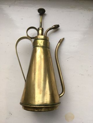 Antique / Vintage Brass Plant Sprayer / Watering Can