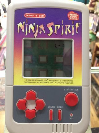 Ninja Spirit Micro Games Of America Vintage Game Console 1992 Mga Lcd Af