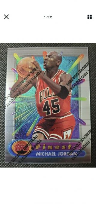 Michael Jordan 1994 Topps Finest With Coating 331