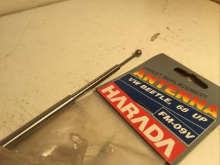 Vintage Fit Vw Beetle Antenna 1968,  Up Fm - 09v Harada Direct Replacement Radio