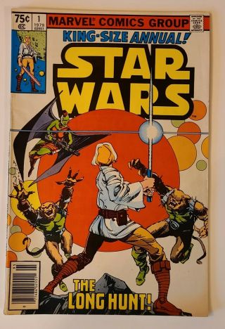 Vintage Star Wars Marvel Comic 1979 King - Size Annual 1 Lukeleia
