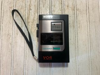 Vintage Sony Cassette - Corder Vor Voice Recorder Tcm - 37v - 80s -