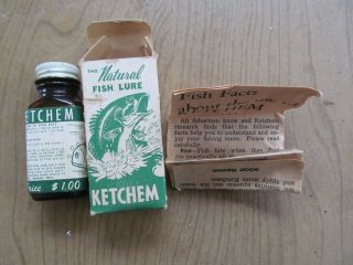 Vintage Full Ketchum Fishing Lure With Box And Papers.