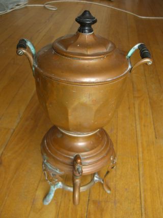 Antique 1906 Meteor Copper Coffee Percolator/manning & Bowman Co.  Ct,  Usa