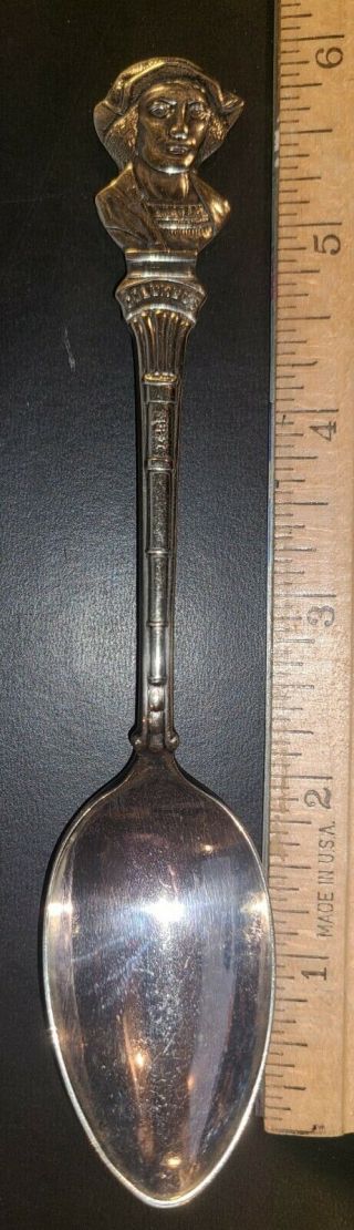 Vintage Figural Souvenir Spoon From World 