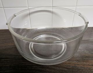 Vintage Oster Regency Kitchen Center Large Glass Mixing Replacement Bowl