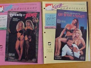 Gva Underground 2 Issues 1990 Adult Movie Releases & Reviews Illustrated F