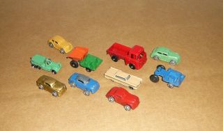 Vintage Miniature Diecast Metal Toy Cars & Trucks