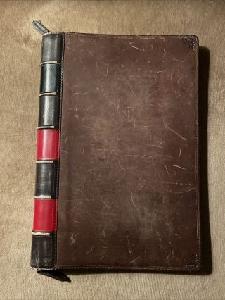 Twelve South Bookbook Macbook 12” Leather Folio Case Vintage Distressed
