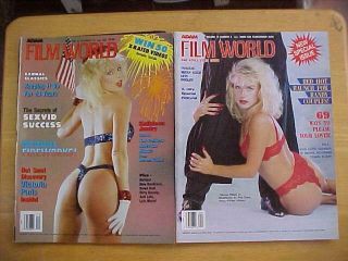 Adam Film World 2 Issues 198 / 1990 Adult Movie Reviews & Features Illustrated