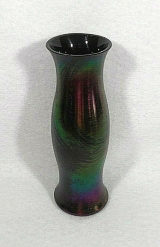 Rare Antique Kralik Iridescent Overshot Art Glass Vase