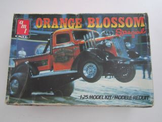 1984 Amt Orange Blossom Special Ii Chevy Puller 4x4 Kit 1:25 Junkyard Parts
