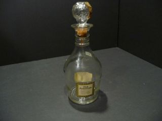 Vintage 1959 Old Forester Bourbon Whiskey Decanter Bottle