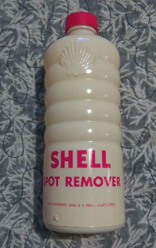 Very Rare Vintage 1940’s Shell Oil Spot Remover Bottle