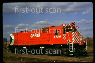 Duplicate Slide - Canadian Pacific Cp 4730 Mlw M - 636 Fresh Paint
