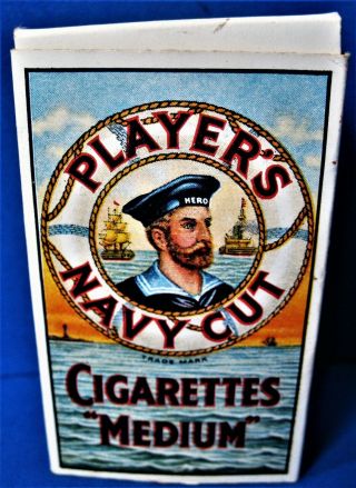 Vintage Players Navy Cut Cigarettes Medium Box