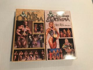Rare Vintage Vhs Joe Weider Mr.  Mrs.  Fitness Olympia 1998 Bodybuilding Fitness