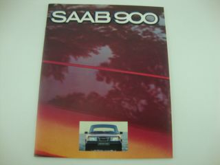 Vintage 1979 Saab 900 Range Brochure Includes Ems Gle Gls Turbo 40 Pages