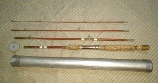 Wright & Mcgill Eagle Claw 7.  5 Ft Rod With Aluminum Tube - See Photos