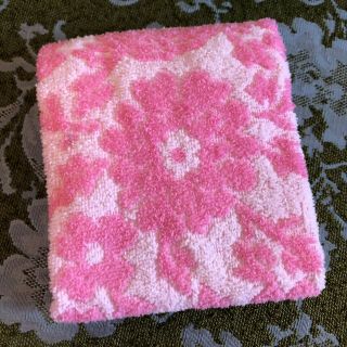 Vintage Canon Pink White Floral Bathroom Hand Towel