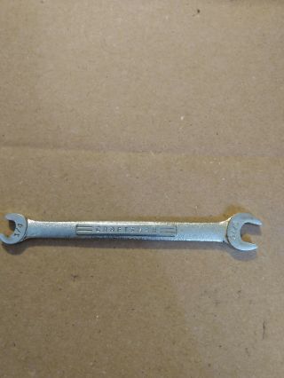 Vintage Craftsman Tools 44571 Sae Open End Wrench 1/4 " X 5/16 - Vv - Series U.  S.  A.
