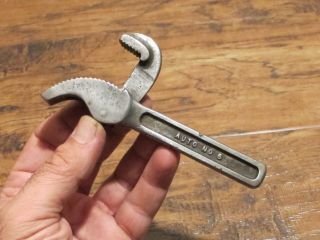 Unusual Small Old/vtg “erie” Quick Adjustable Wrench Rare Antique Farm Auto Tool