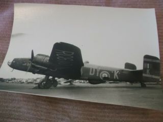 22) Photo Raf Handley Page Halifax B.  Vi Rg610 Dy - K 102.  Sqd With Spitfire 