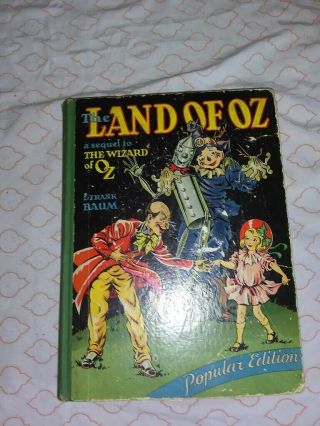 Vintage The Land Of Oz By L Frank Baum 1930 