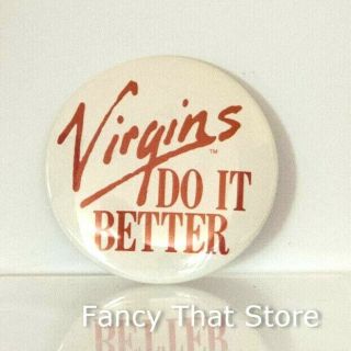 Vintage Virgin Airlines " Virgins Do It Better " Lapel Pin |