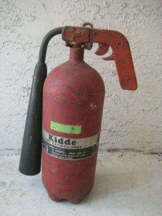 Vintage - Antique Kidde / Carbon Dioxide / Fire Extinguisher / Pistol Grip / 5t