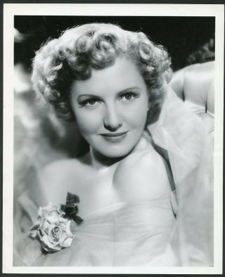 Jean Arthur Vintage 1940s Columbia Pictures Portrait Photo