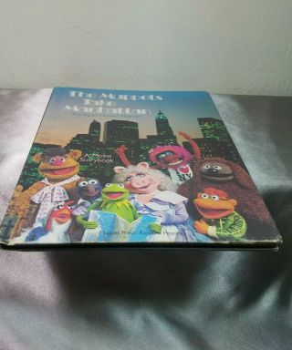 1984 Jim Henson ' s The Muppets Take Manhattan A Movie Storybook Vintage Hardcover 3