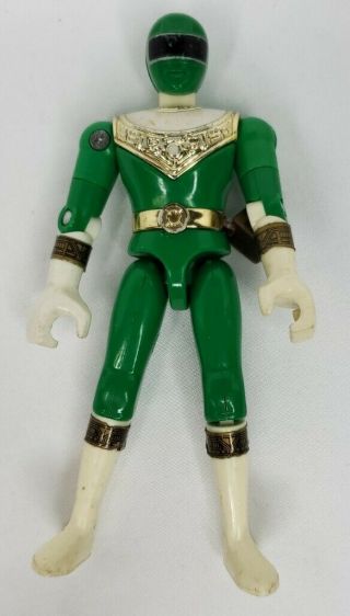 Vintage 1996 Bandai Green Ranger Zeo Power Rangers Action Figure 5 "