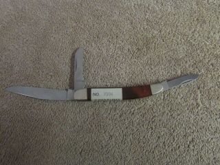 Vintage Kawashima No.  F104 Folding Knife - 3 Blade - Stainless Steel (g 25)