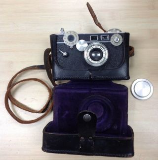 1946s Vintage Argus Cintar C3 Camera 35 Mm Post Wwii
