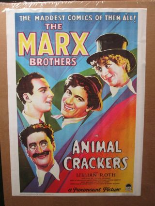 The Animal Crackers Vintage Poster Reprint 1970 