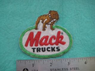 Vintage Mack Trucks Distressed Service Uniform Hat Patch