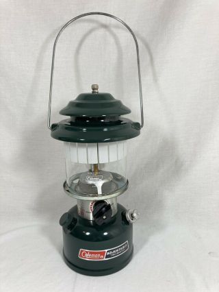 Vintage 1987 Coleman Model 288a700 2 - Mantle Gas Lantern Made In Usa