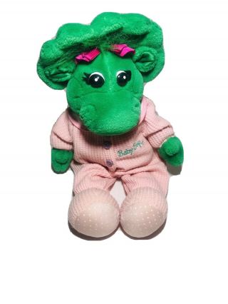 Vintage Barney & Friends “baby Bop” Pink Pajamas Plush Stuffed Toy Lyons