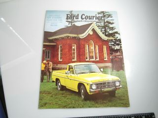 1974 Ford Courier Dealer Sales Brochure Advertising Booklet Promo