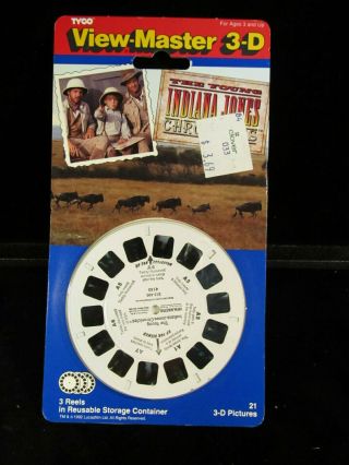 Vtg 1991 Young Indiana Jones Chronicles View - Master 3d Movie Reels