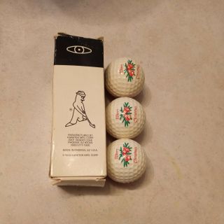 Vintage Merry Christmas Collector Ping Eye Golf Balls
