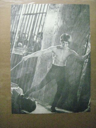 Bruce Lee Karate Kung Fu Master Vintage Poster 1970 