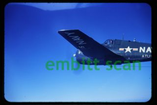 Slide,  Air - To - Air Navy Atu - 101 Grumman F6f Hellcat,  1953 Naas Cabaniss