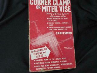 Craftsman Vintage Corner Clamp Or Miter Vise