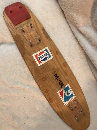 Vintage 70’s Ampul Skateboard Deck