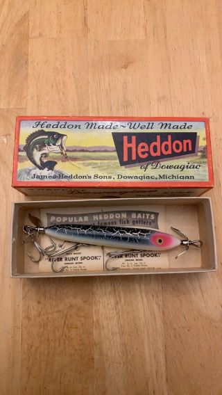 Vintage Heddon Torpedo Minnow Antique Fishing Lure