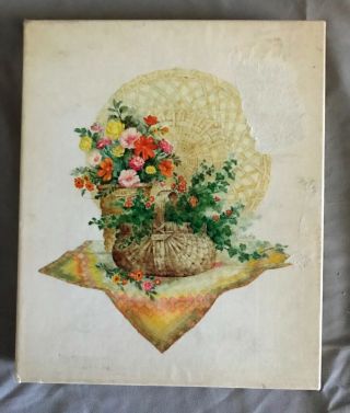 Vintage Hallmark Stationery Box Set - Floral Print